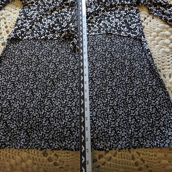 NWT J Jill small black white long sleeve shirt - Picture 6 of 8